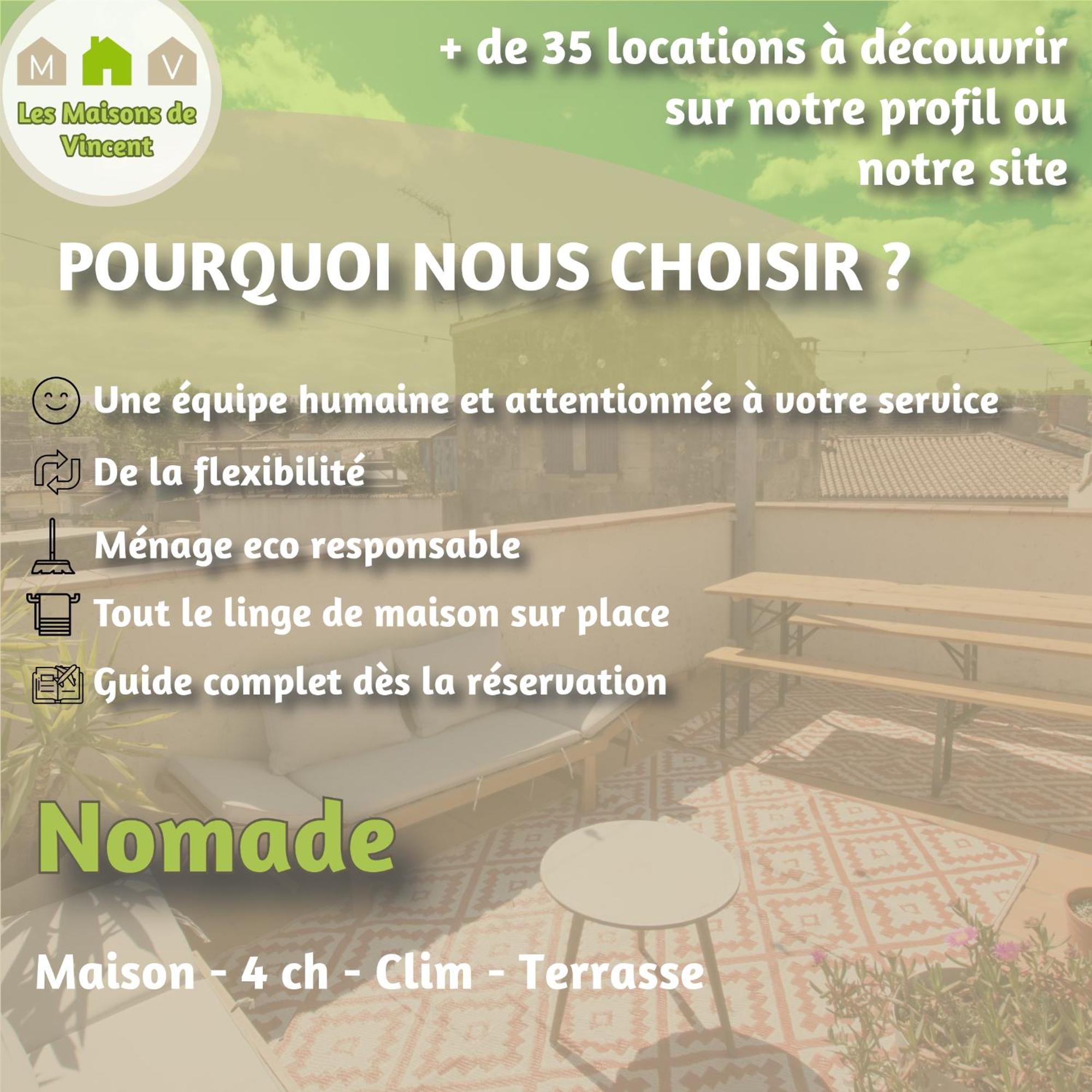 Maison Nomade, Clim - Terrasse Arles Exterior foto